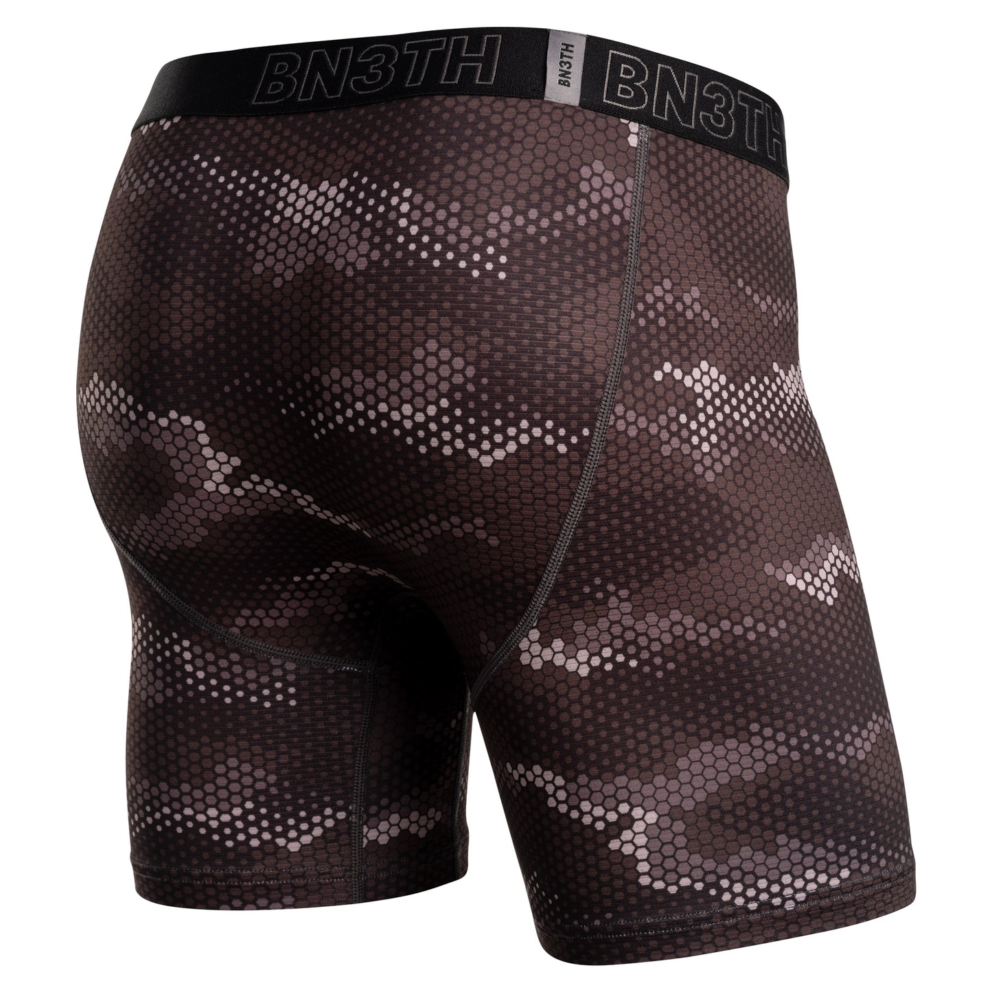 PRO BOXER BRIEF : HEX CAMO GREY